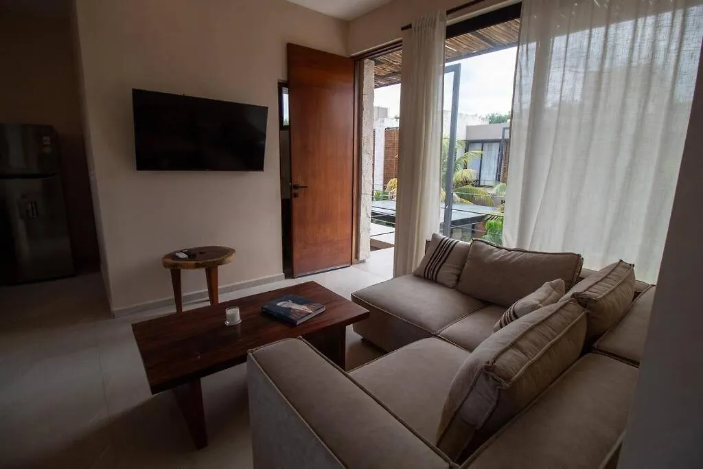 Lägenhet Jungle Boheme Cozy Condo - 2 Br Tulum
