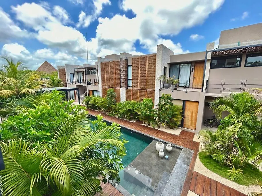 Lägenhet Jungle Boheme Cozy Condo - 2 Br Tulum